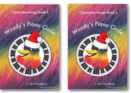 Woody's Piano Circle Christmas Songs Book 1