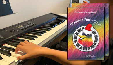 Woodys Piano Circle Christmas Songs